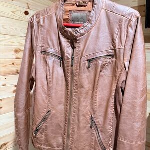 Maurices Women's Tan Leather Jacket